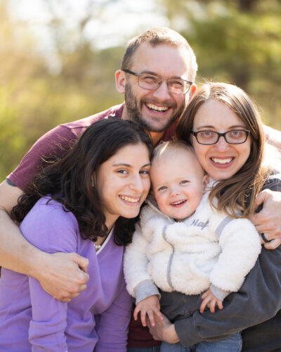 Robert, founder of Kindred Automotive, and his family